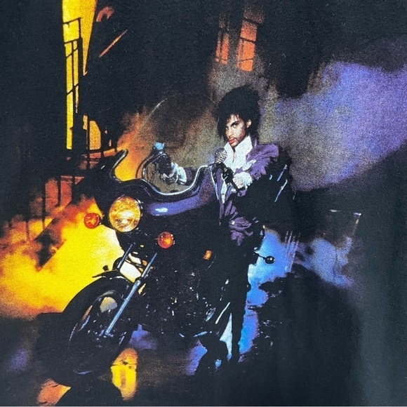 PRINCE Purple Rain Prince and the Revolution Black Cotton T Shirt Size S - Picture 6 of 6
